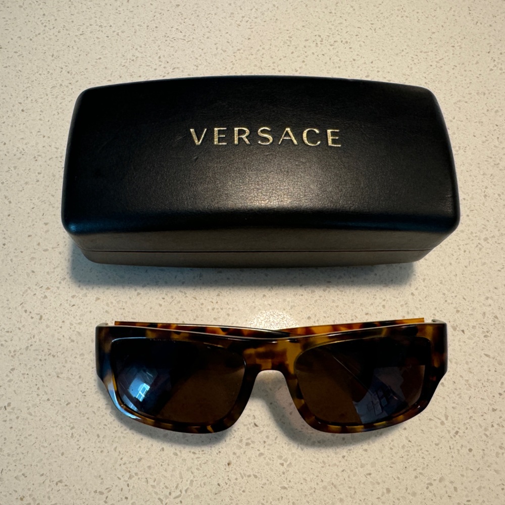 Versace VE4385 56MM Rectangle Sunglasses